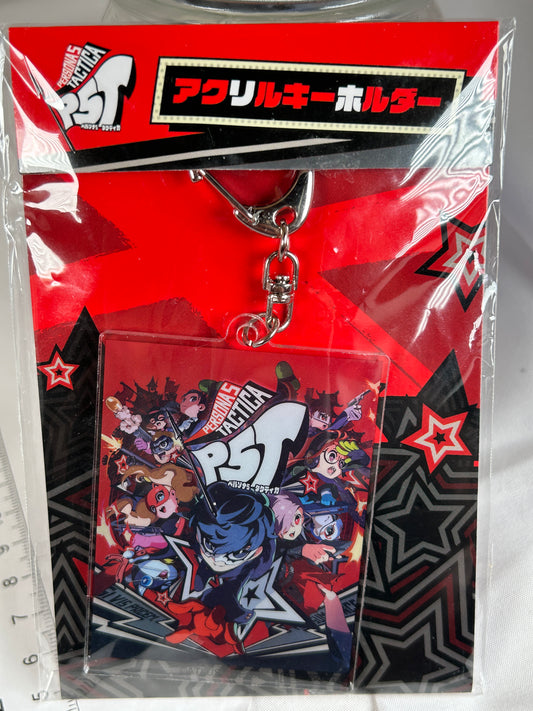 Persona 5 Tactica Box Art Acrylic Keychain