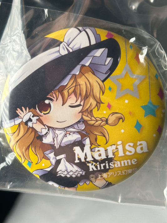 Marisa Kirisame Licensed Can Badge Touhou Project
