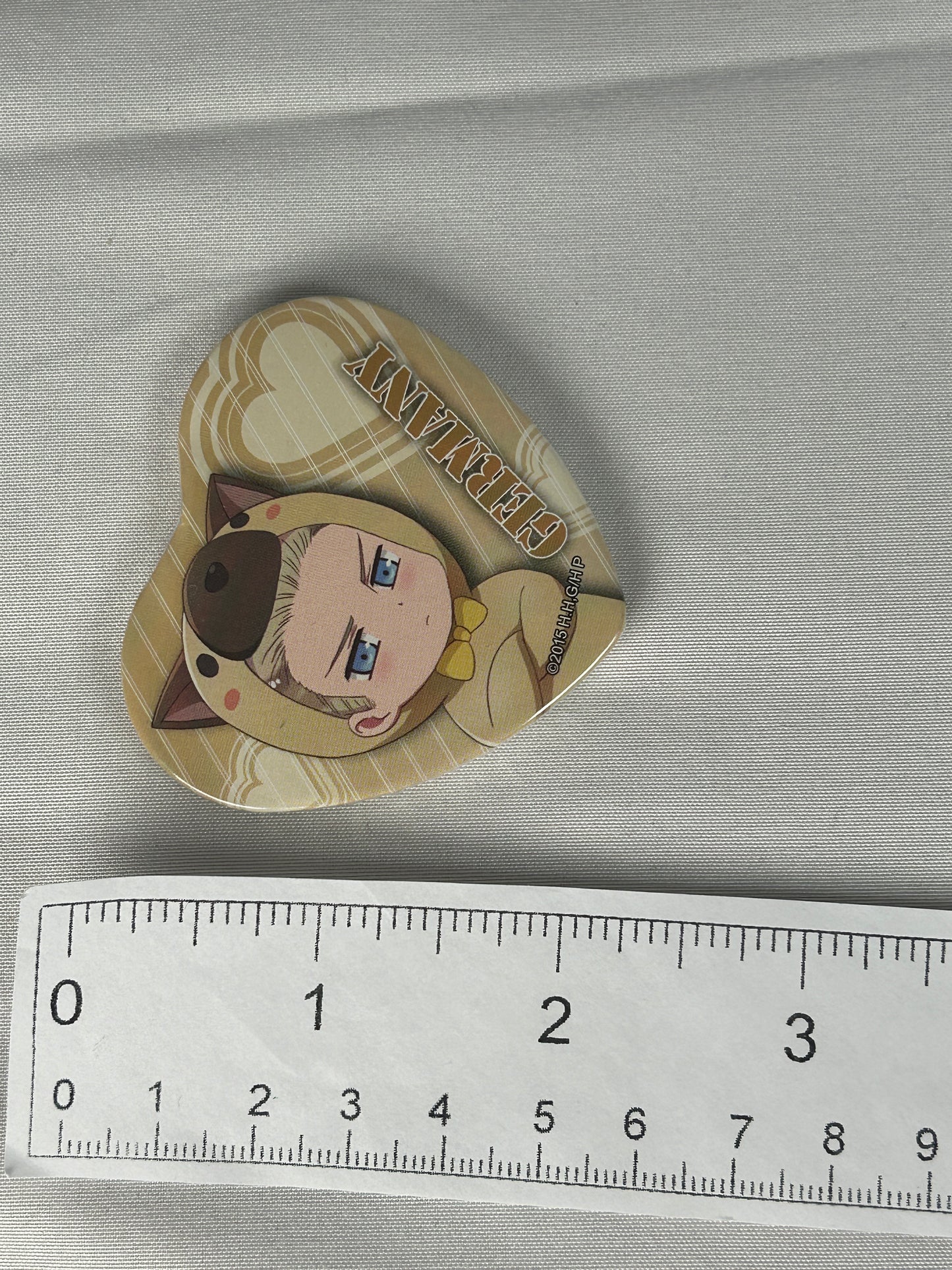 Germany Kigurumi Heart Button Can Badge Hetalia The World Twinkle 2017
