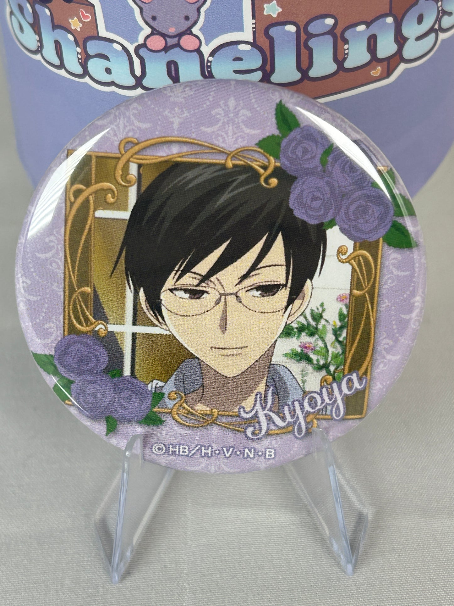 Ootori Kyouya Thinking Badge Button Ouran Highschool Host Club 20th Anniversary