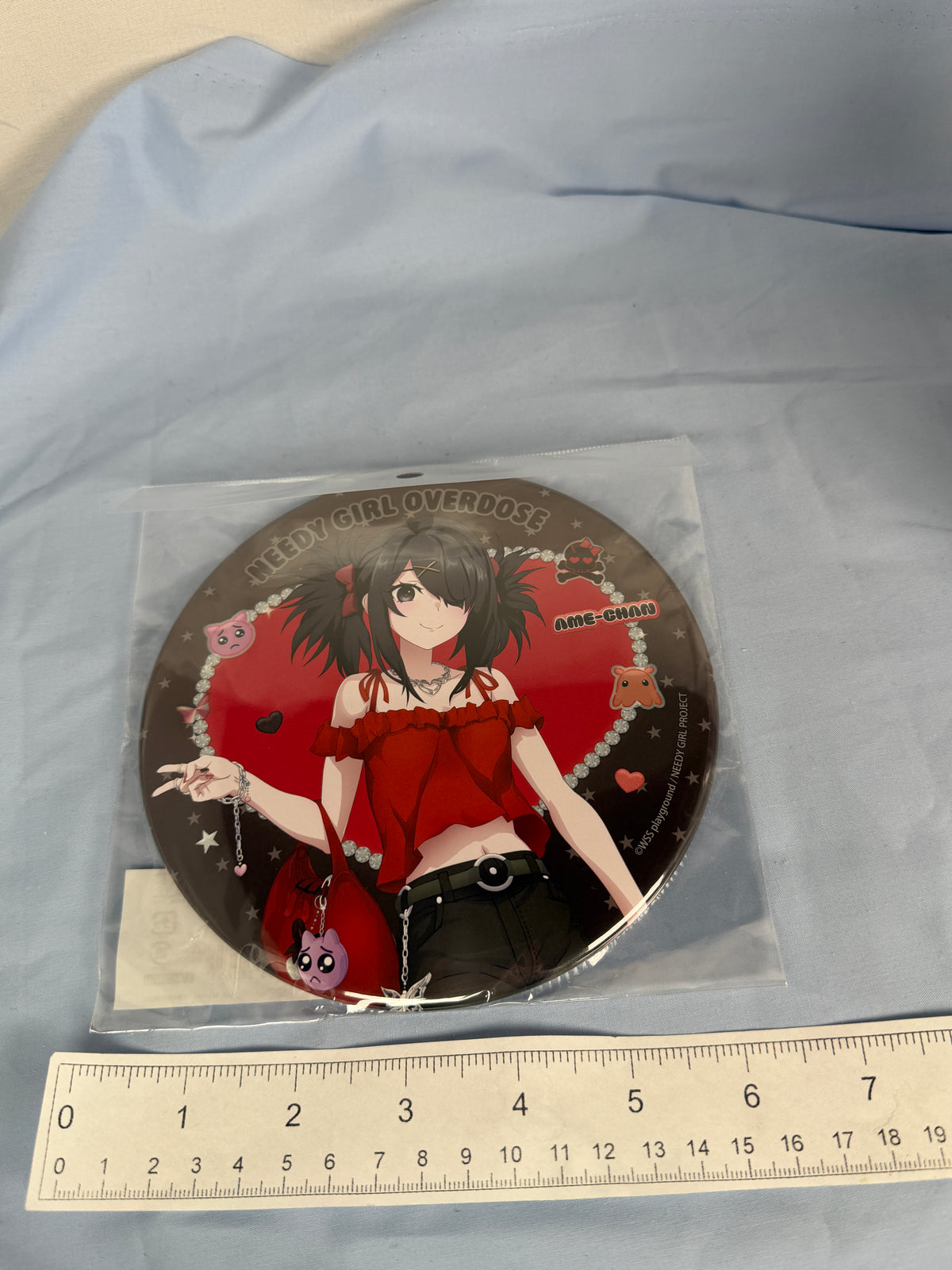 Ame-chan Y2K Outfit Large Can Badge Pin Needy Streamer Overload Arma Bianca