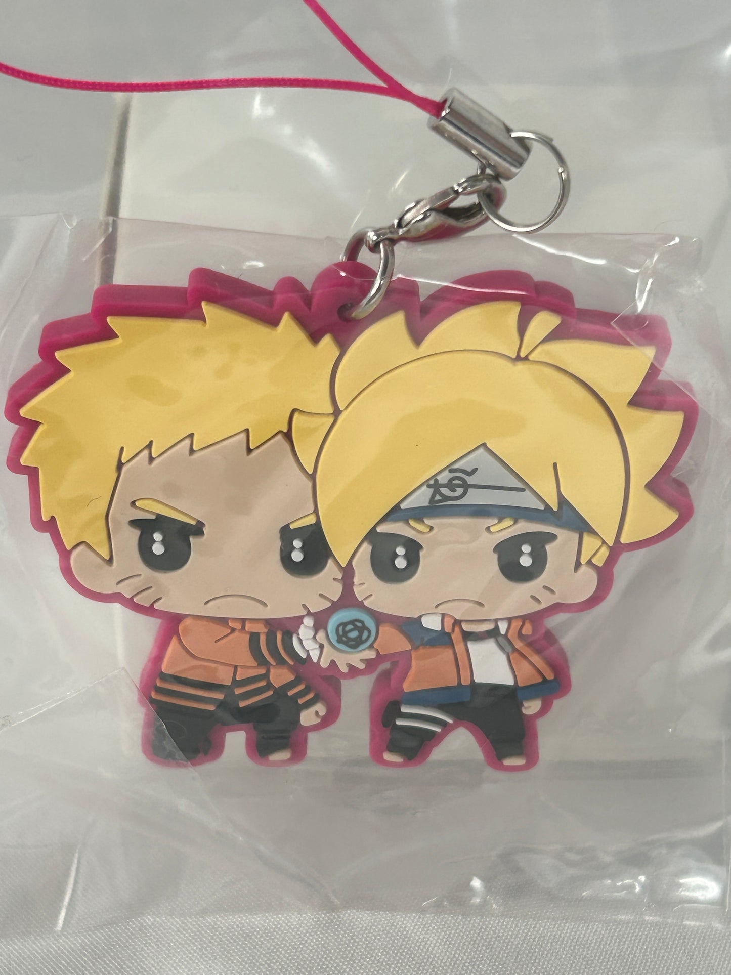 Boruto Naruto Rubber Keychain Charm Naruto Next Generations Ichiban Kuji G Prize