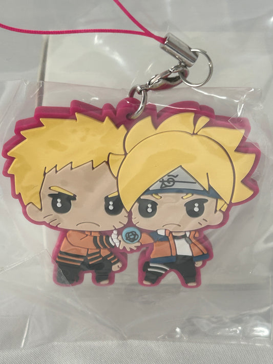 Boruto Naruto Rubber Keychain Charm Naruto Next Generations Ichiban Kuji G Prize