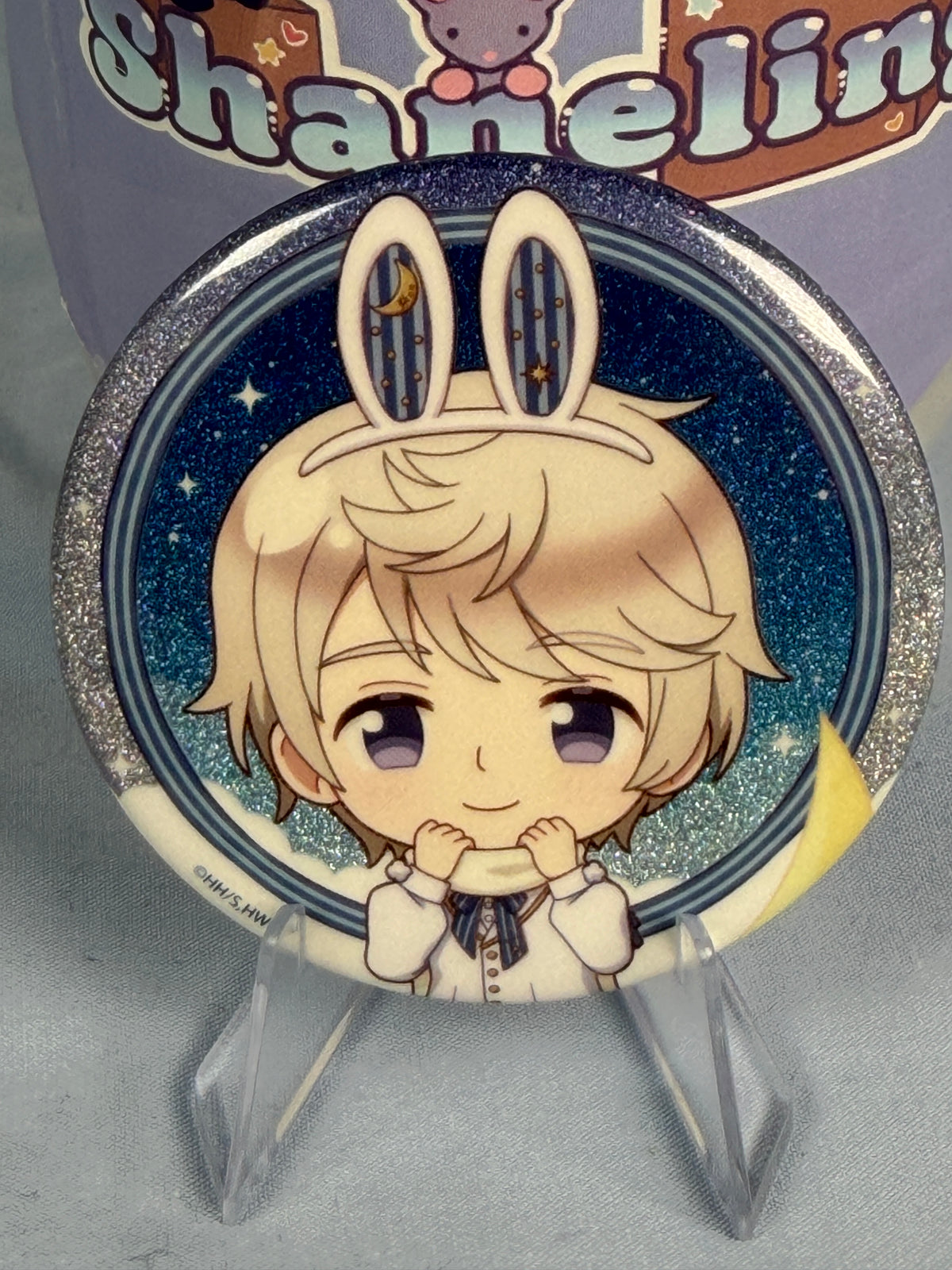 Russia Bunny Moon Pin Badge Hetalia World Stars Amo Café 2026