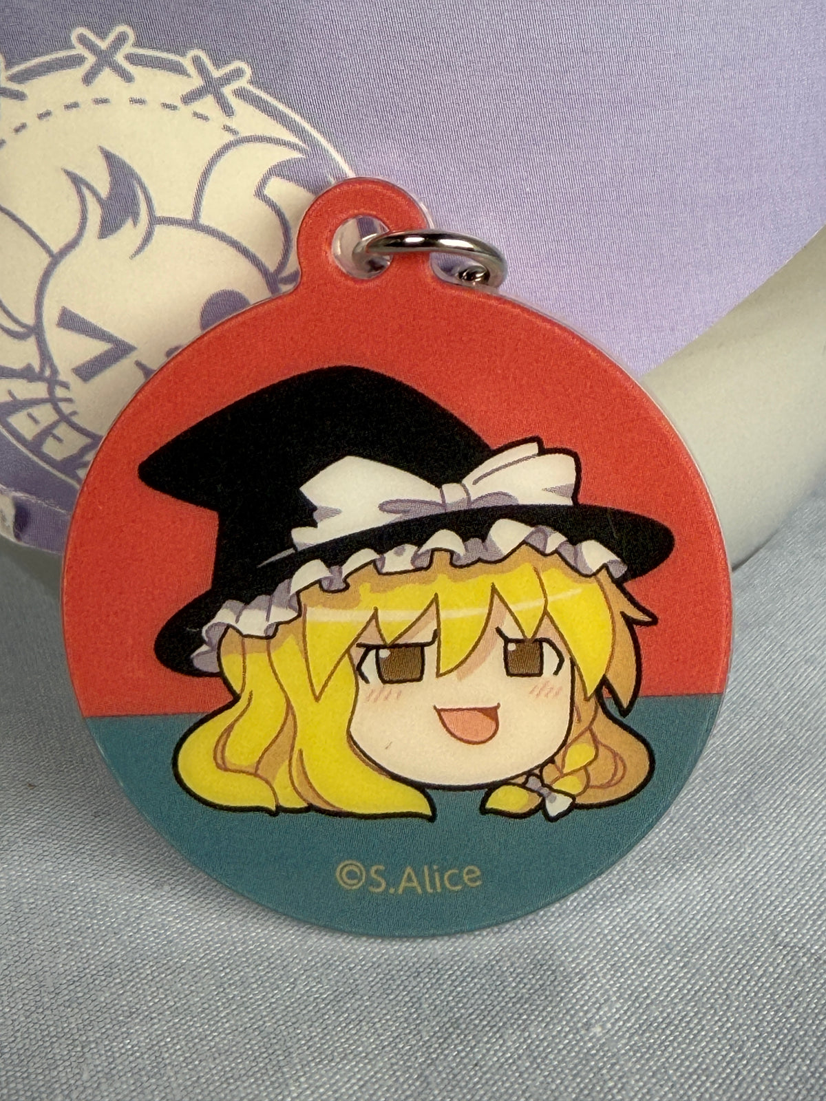 Marisa Kirisame Take it Easy! Acrylic Charm Keychain Touhou Project