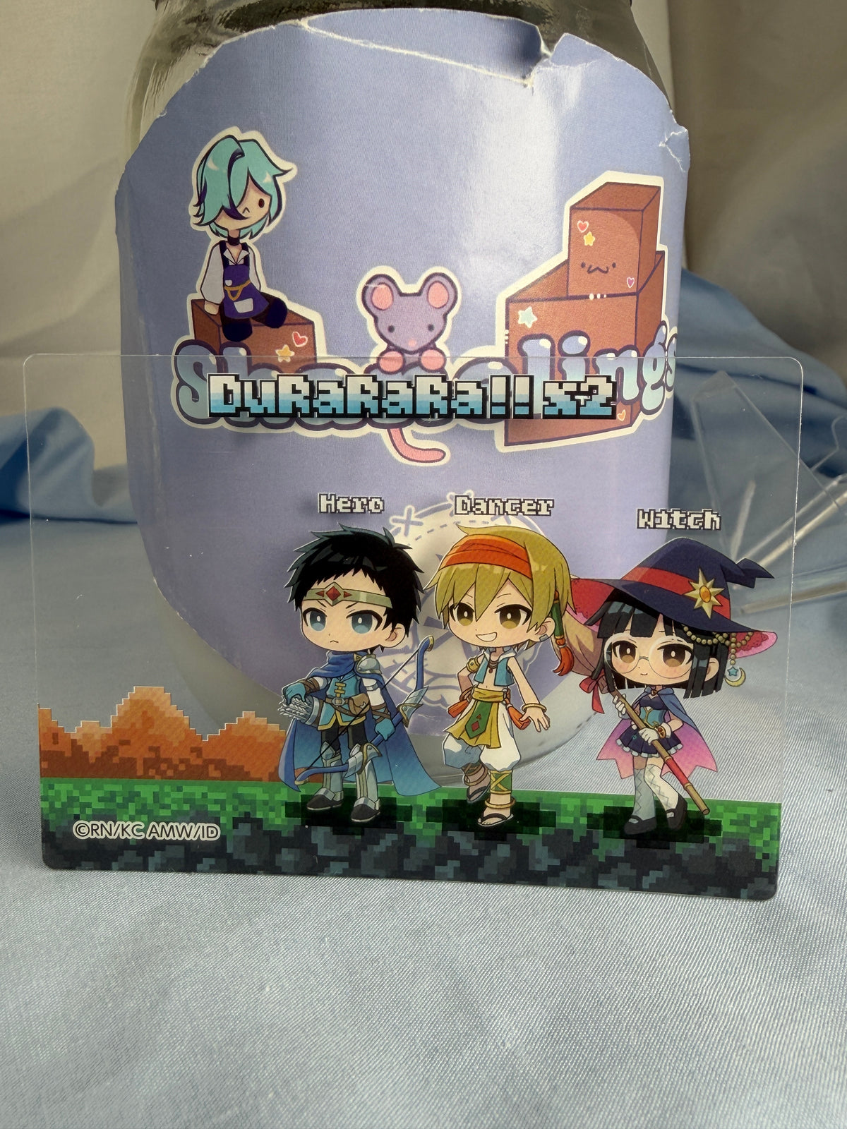 Mikado Ryuugamine Masaomi Kida Anri Sonohara Transparent Card Durarara!! 2
