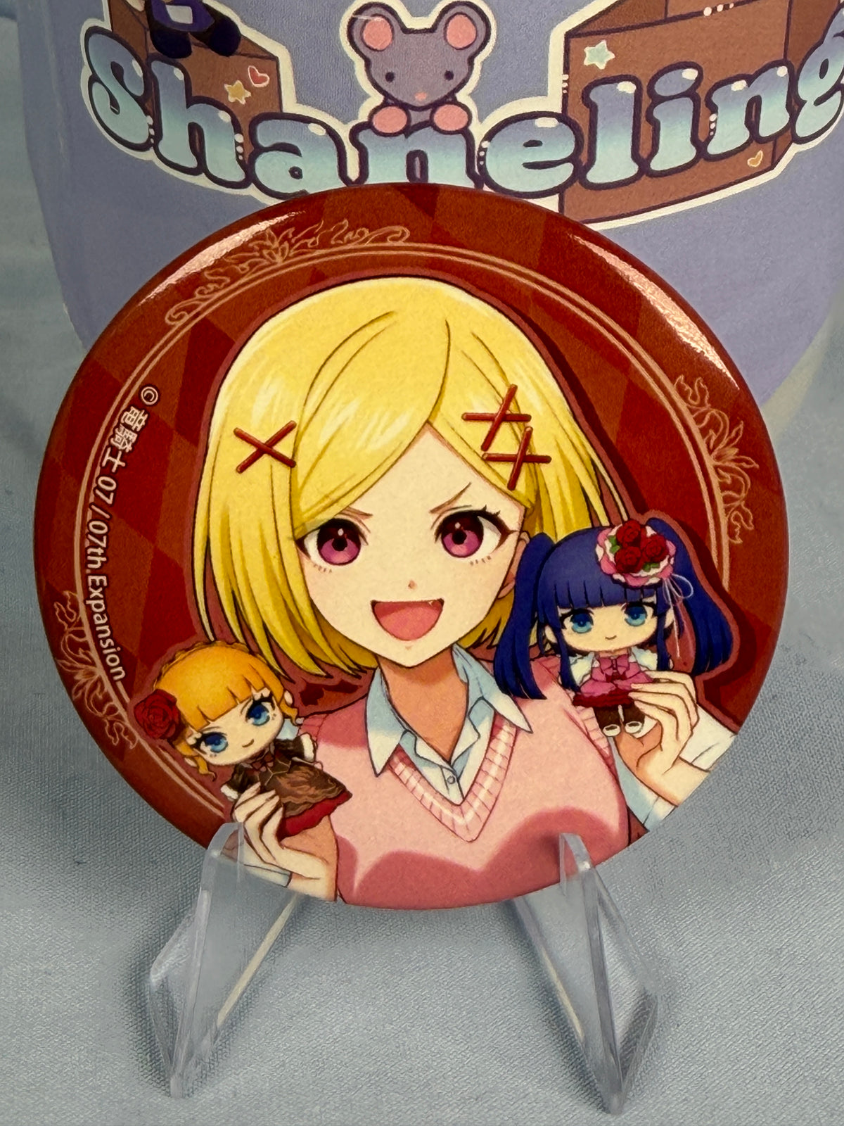 Lambdadelta School Uniform Can Badge Umineko When They Cry EEO Popup