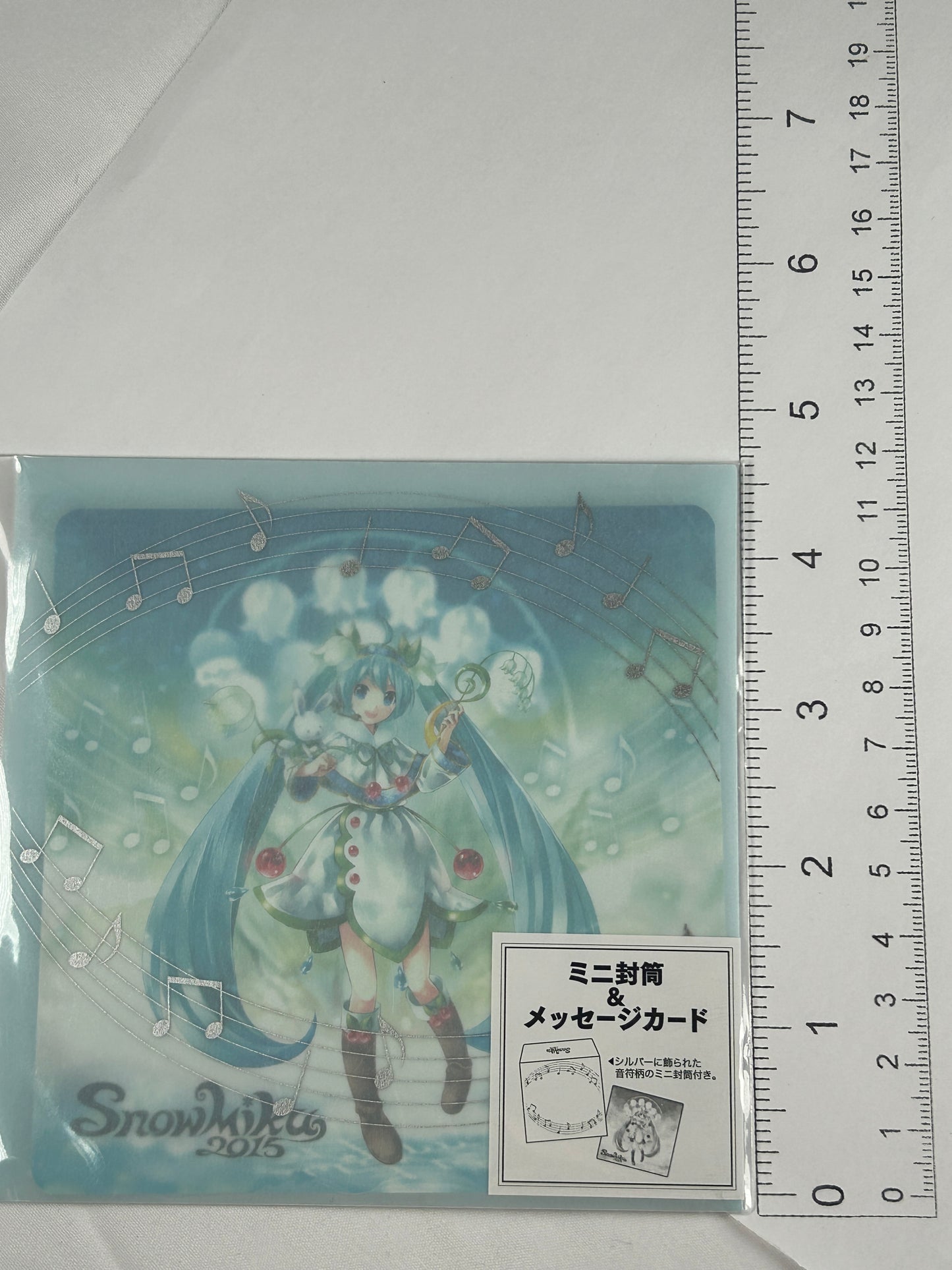 Snow Hatsune Miku 2015 Mini Envelope and Message Card