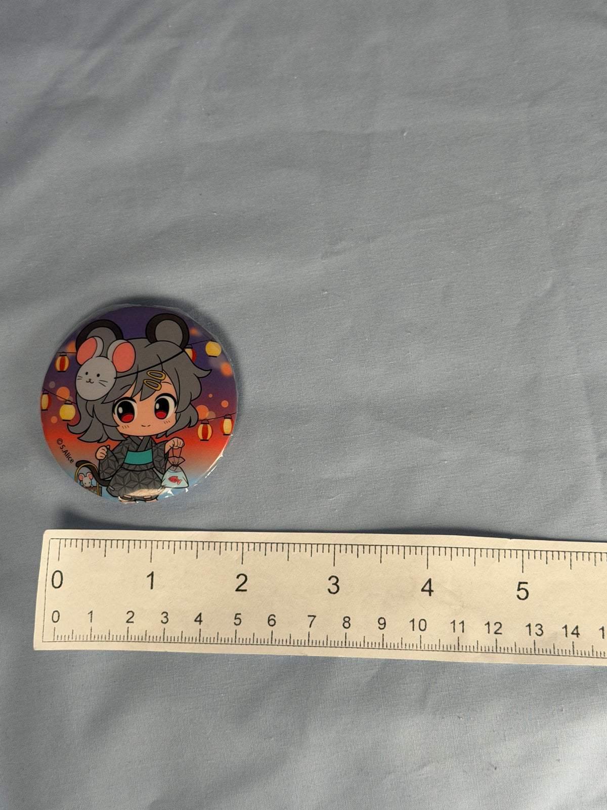 Nazrin Summer Festival Can Badge Pin Touhou Project LEC