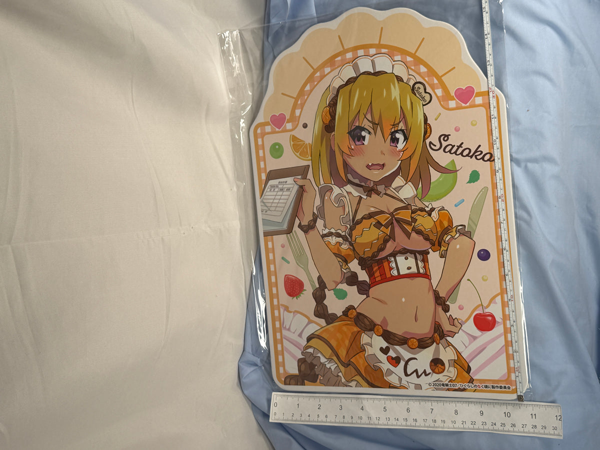 Satoko Hojo Display Board Higurashi When They Cry Moe Café Lottery Prize B