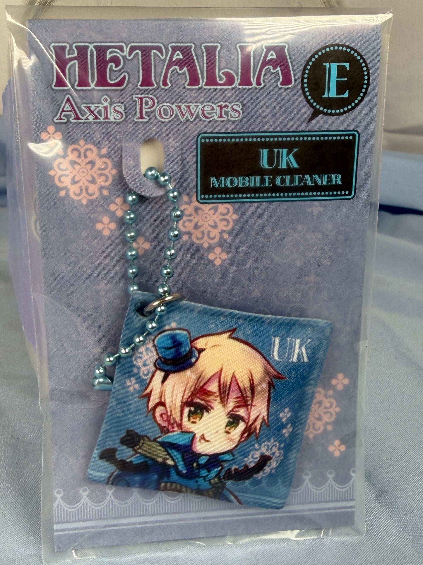 Halloween UK England Mobile Phone Cleaner Keychain Hetalia Axis Powers 2011