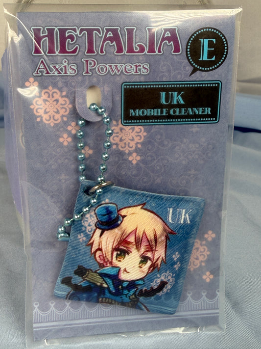 Halloween UK England Mobile Phone Cleaner Keychain Hetalia Axis Powers 2011