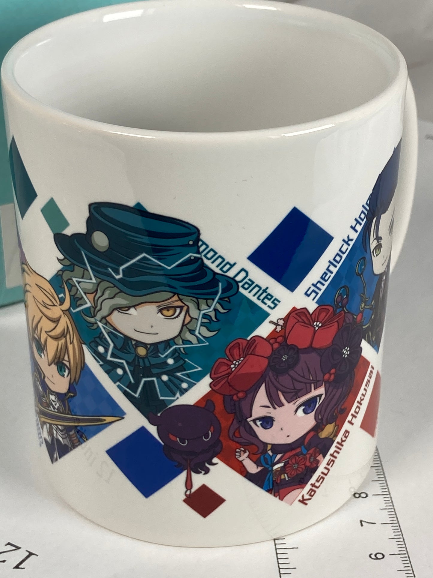 Fate Grand Order Servants Mug Mash Arthur Ereshikgal Dantes Sherlock Katsushika
