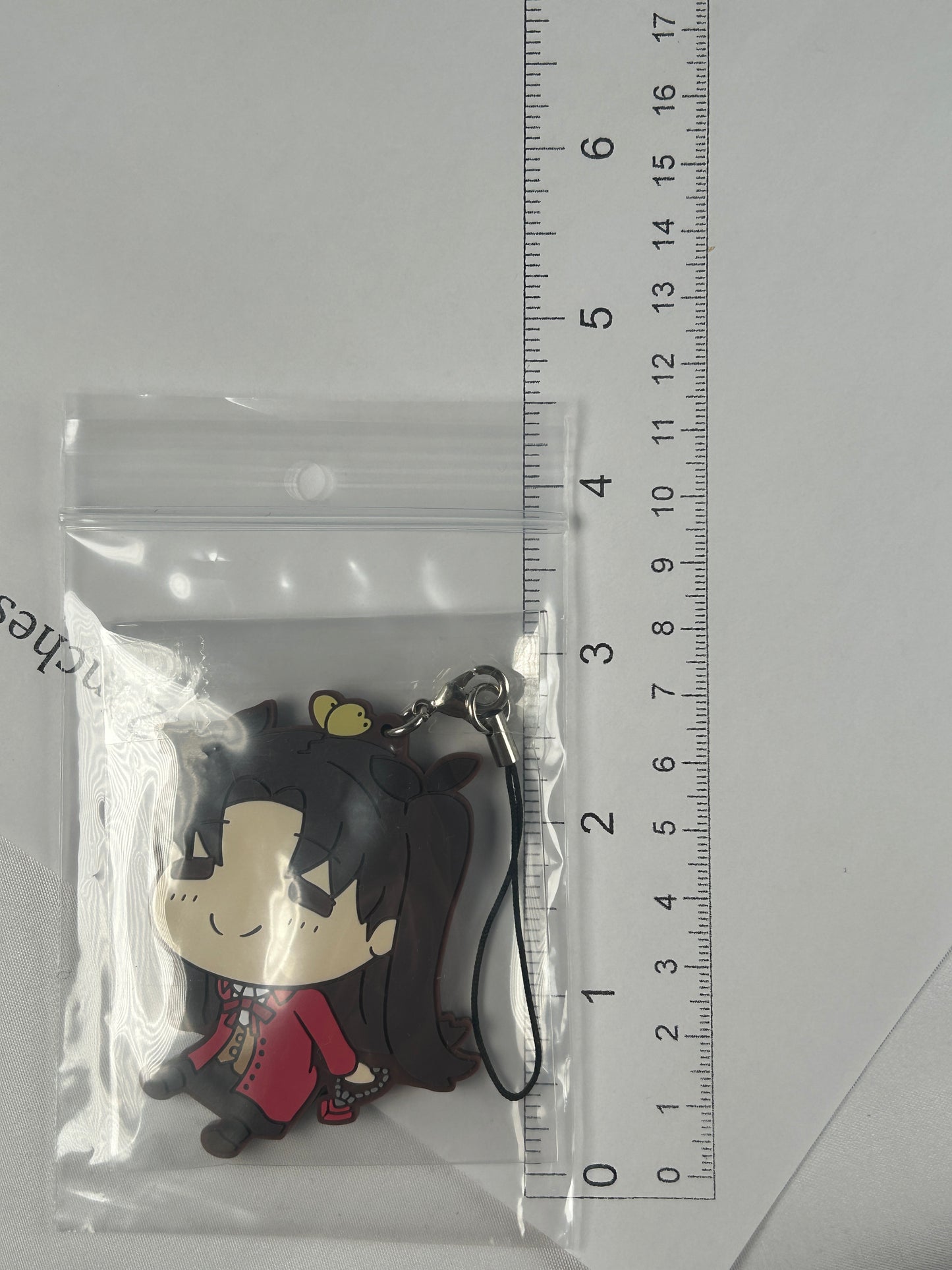 Rin Tohsaka Rubber Keychain Fate Stay Night Heavens Feel Ichiban Kuji