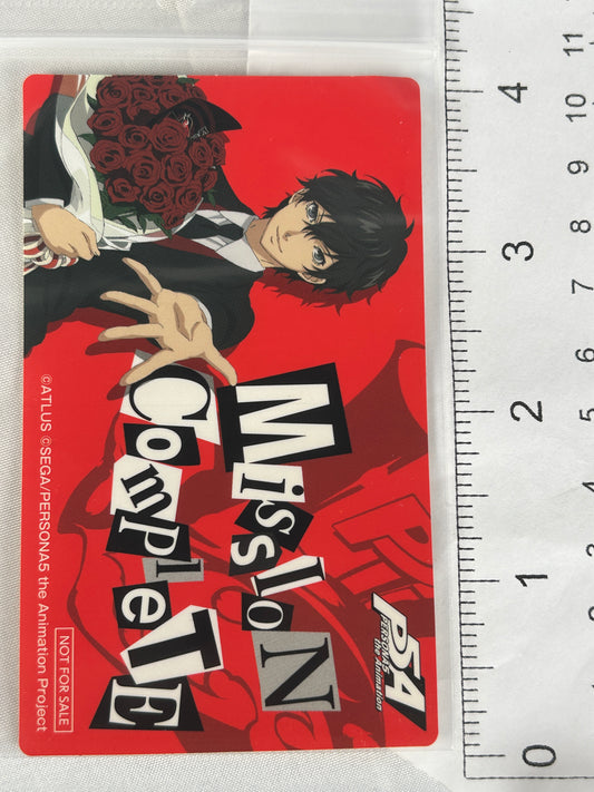 Ren Amamiya Joker Promotional Card Persona 5 The Animation