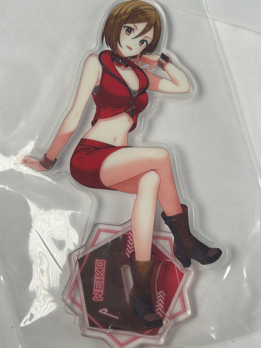Meiko Noodle Stopper Acrylic Stand Vocaloid Furyu D Prize Fuwa Puchi