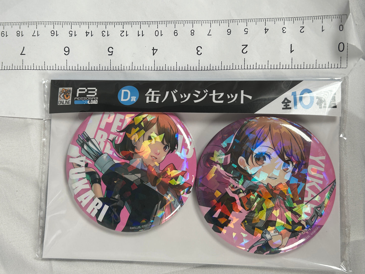Yukari Takeba Large Badge Set Persona 3 Reload Good Smile Lottery D JP Exclusive