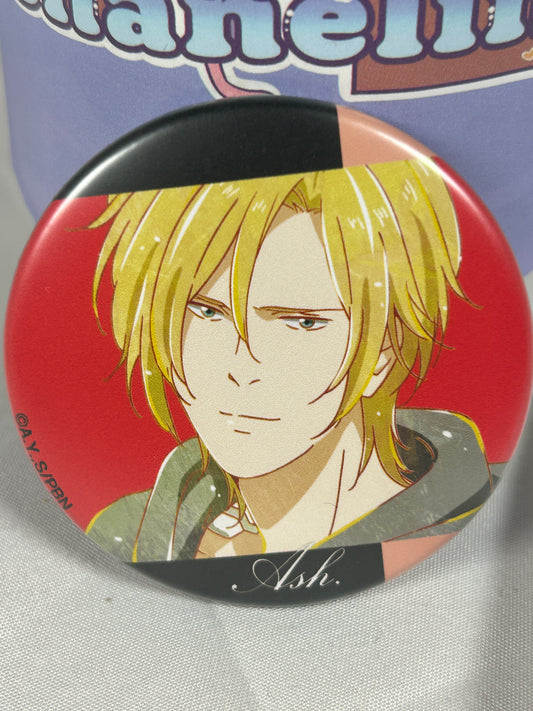 Ash Lynx Smiling Can Badge Ani-Art Banana Fish arma bianca