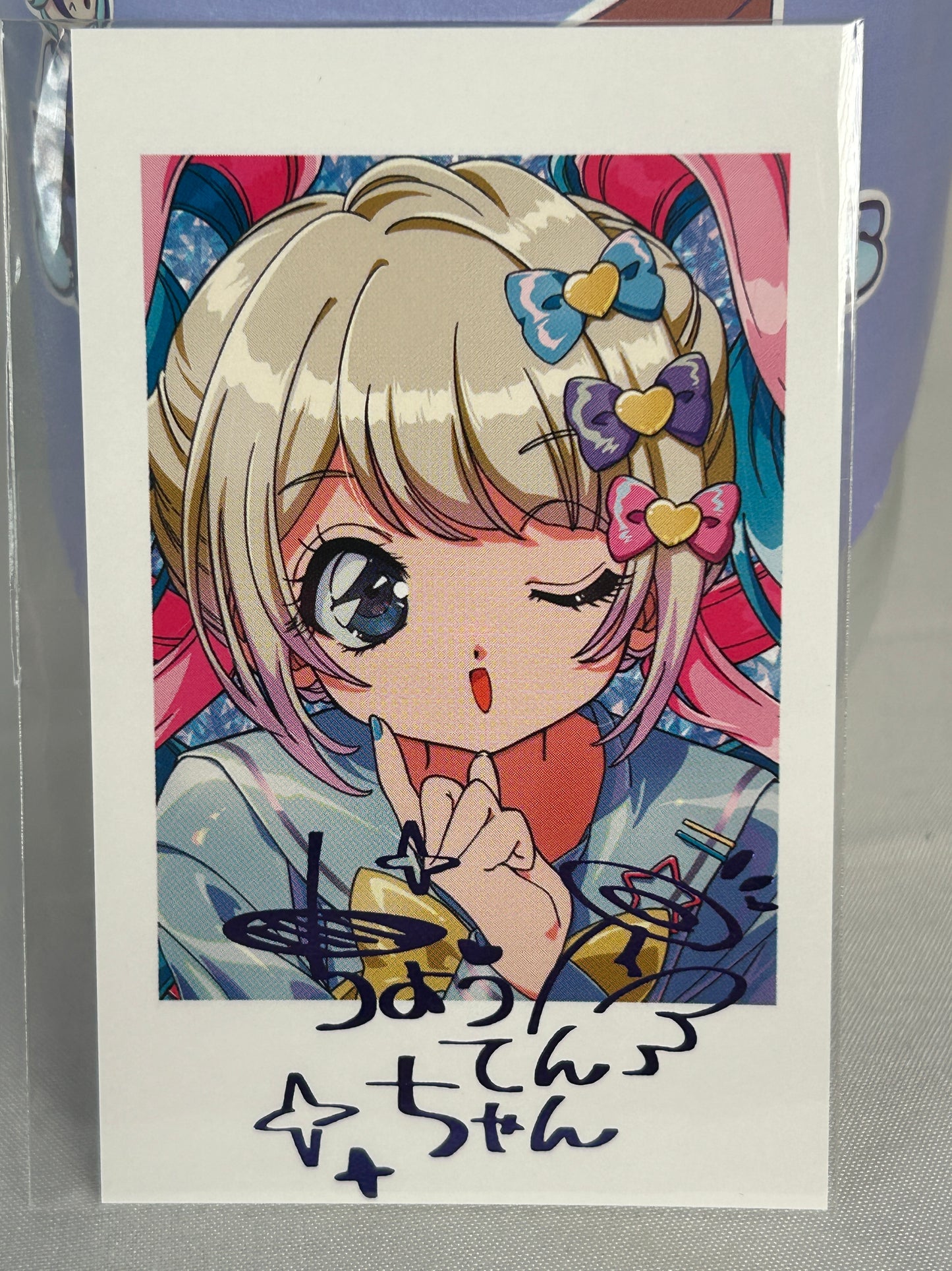 KAngel Signed Polaroid Photo Needy Streamer Overload Bonus Item