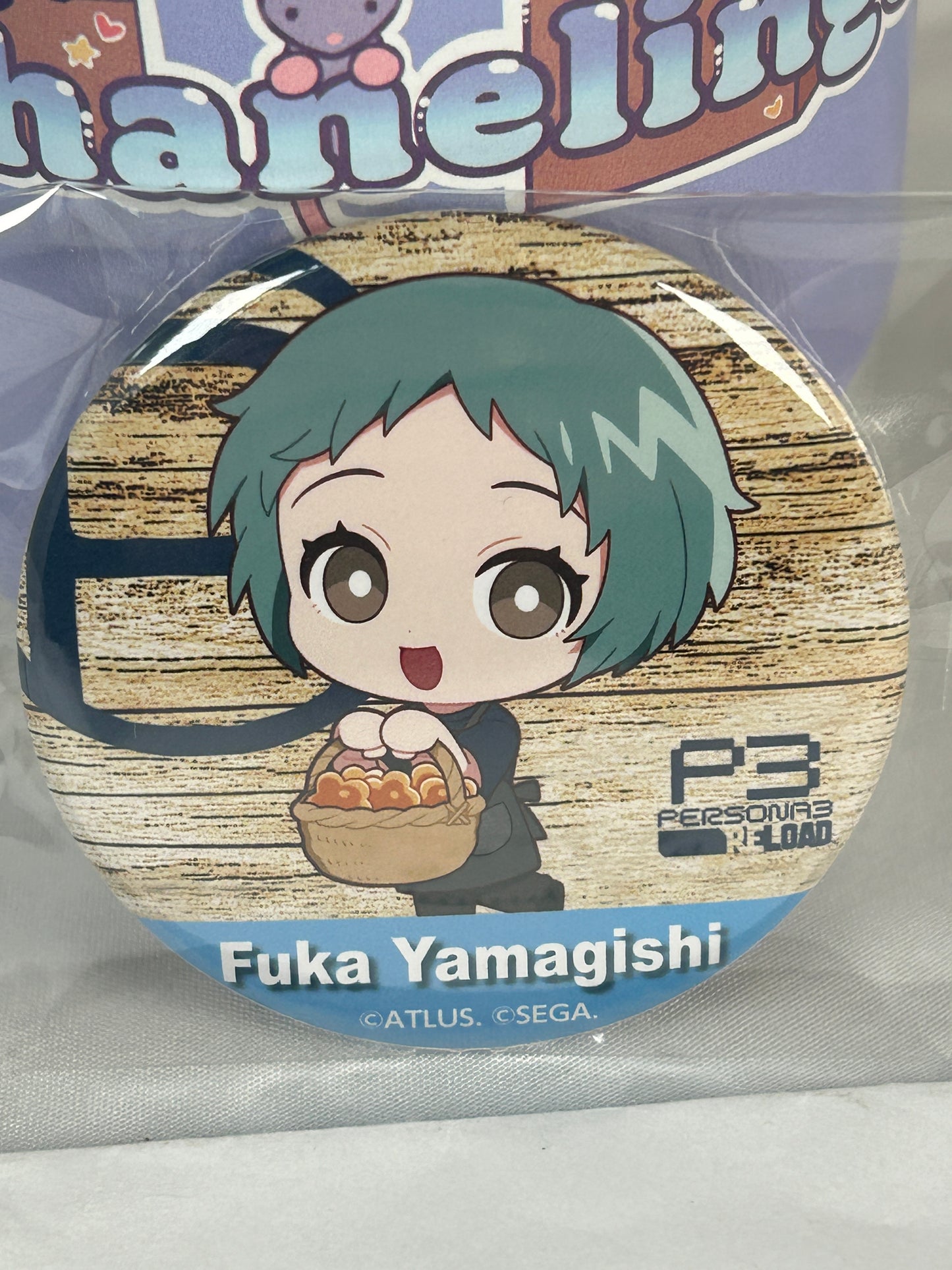 Fuuka Yamagishi Button Badge Persona 3 Reload Baker Café Collaboration