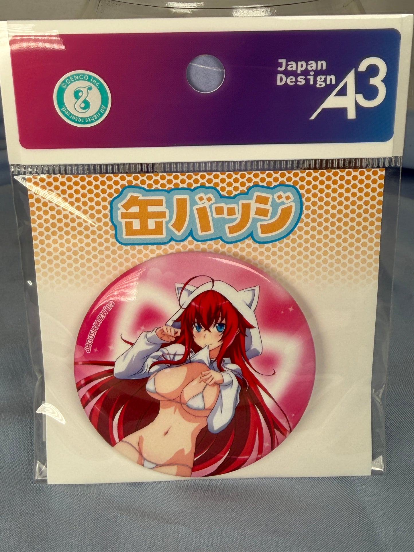 Rias Gremory Full Body Button Badge High School DxD HERO eeo Lottery