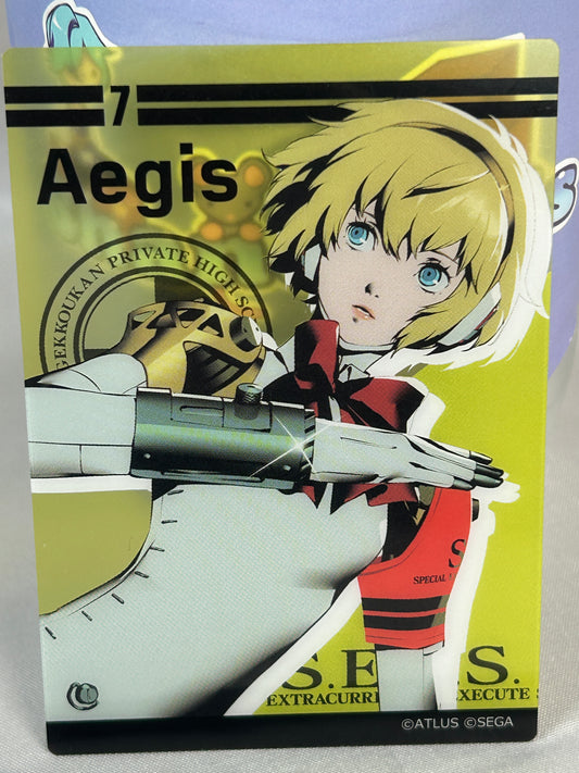 Aigis Transparent Clear Trading Card Persona 3 Reload