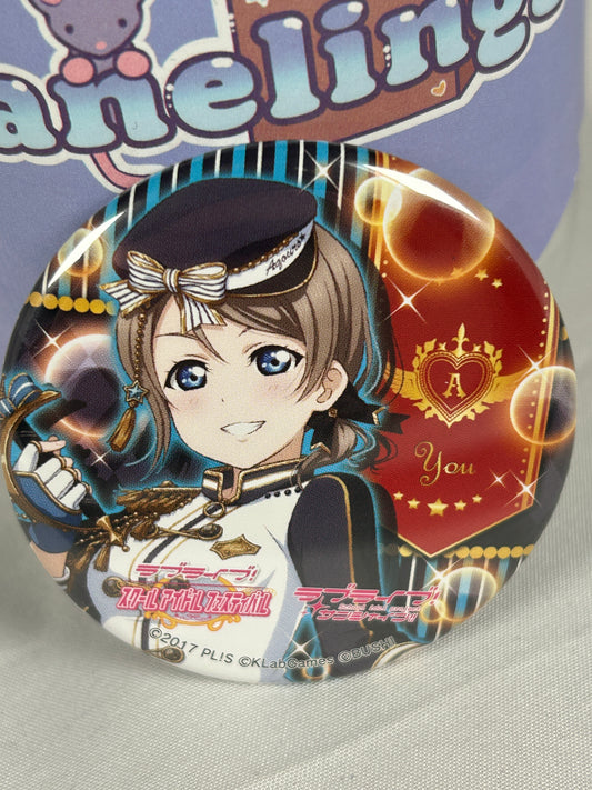 You Watanabe Black Hat Button Badge Love Live Aqours Sunshine