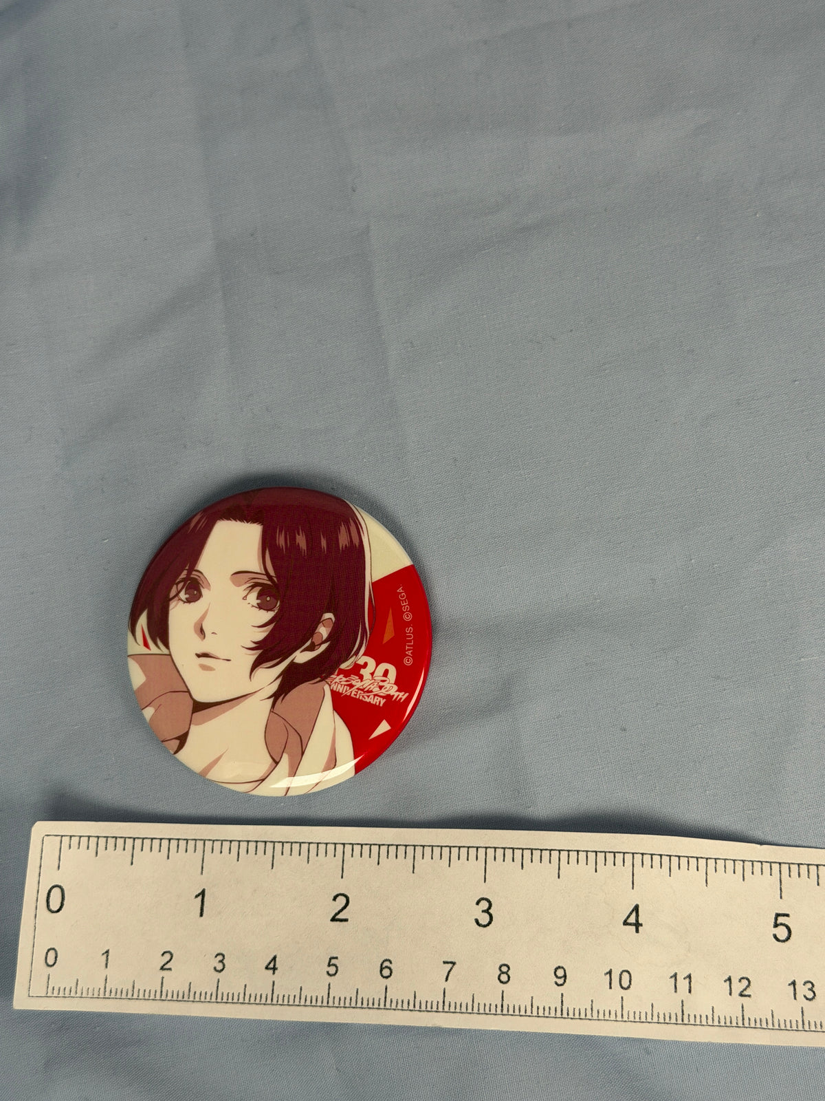 Nagisa Kamisiro Wonder Glow in Dark Badge Pin Persona 5 The Phantom X Harakado