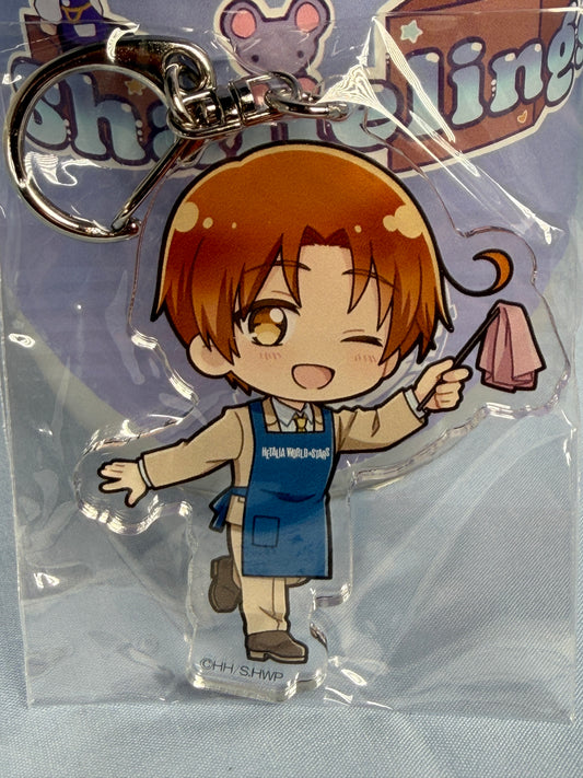 Italy Acrylic Keychain Hetalia World Stars x Village Vanguard Collaboration