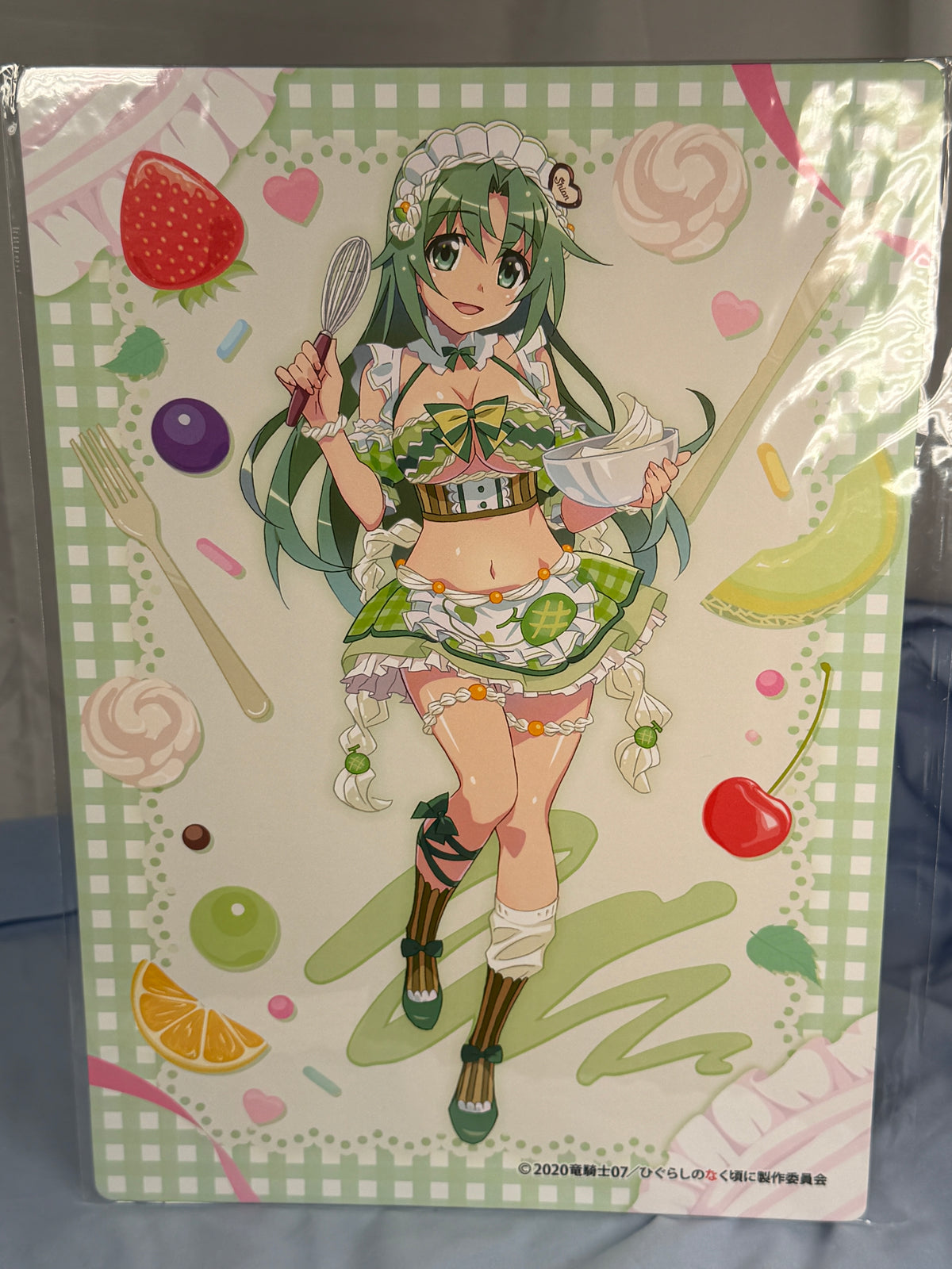 Shion Sonozaki A4 Artboard Higurashi When They Cry Moe Café Lottery Prize F