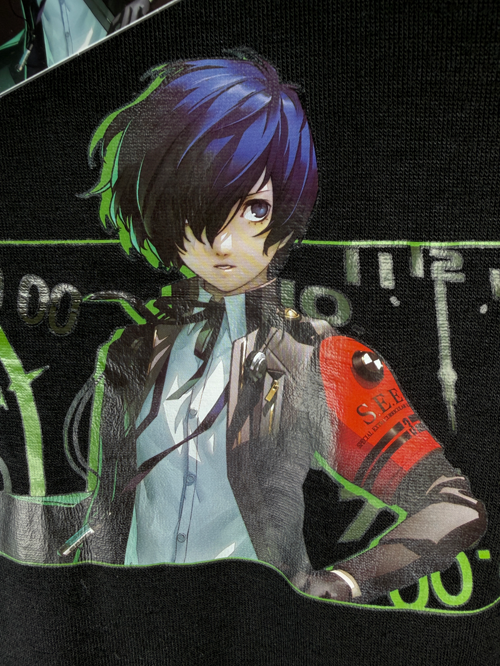 Makoto Yuki Dark Hour Crewneck Shirt Persona 3 Reload Avail Collection Large