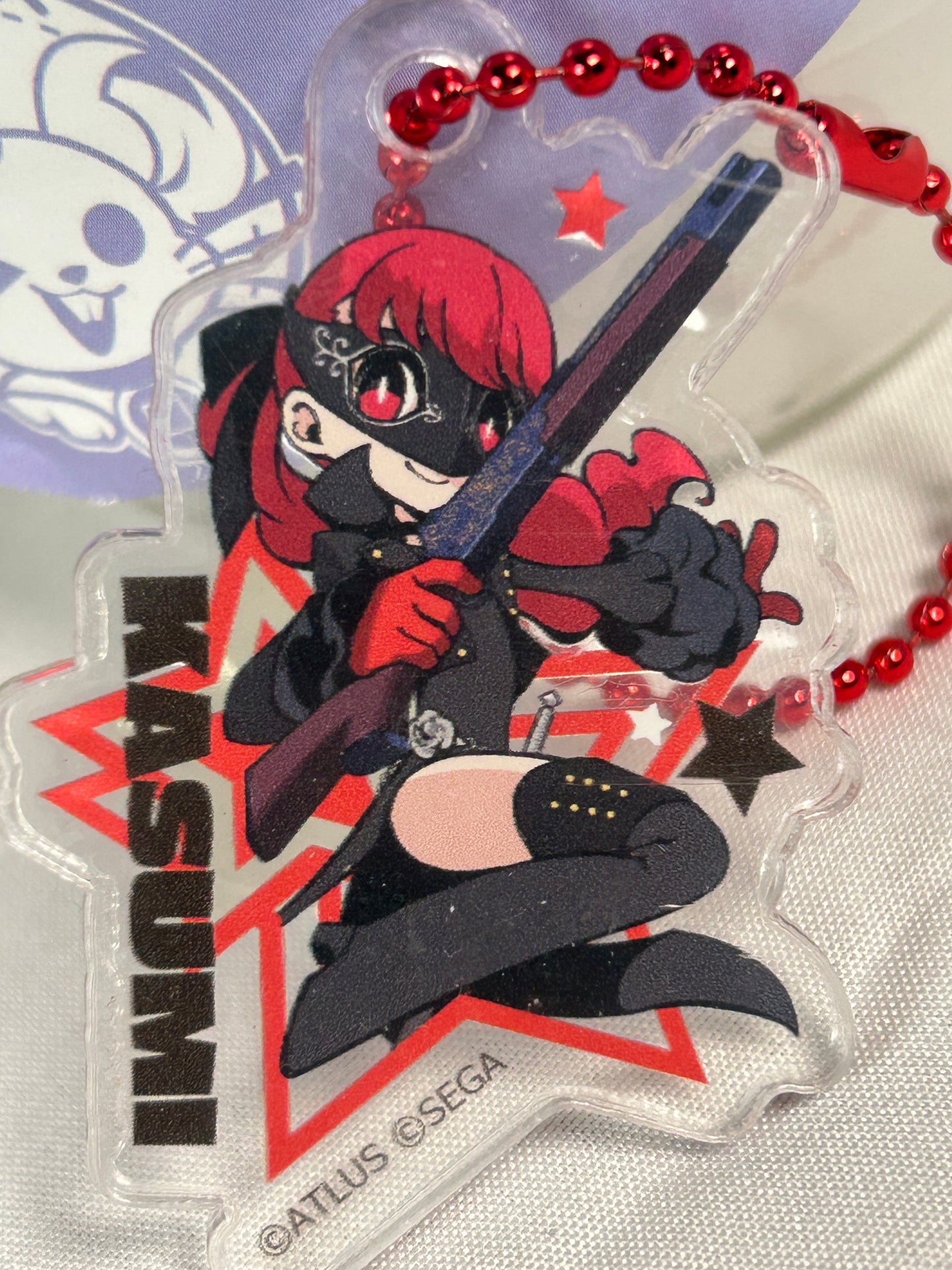 Sumire Yoshizawa Violet Acrylic Keychain Persona 5 Tactica