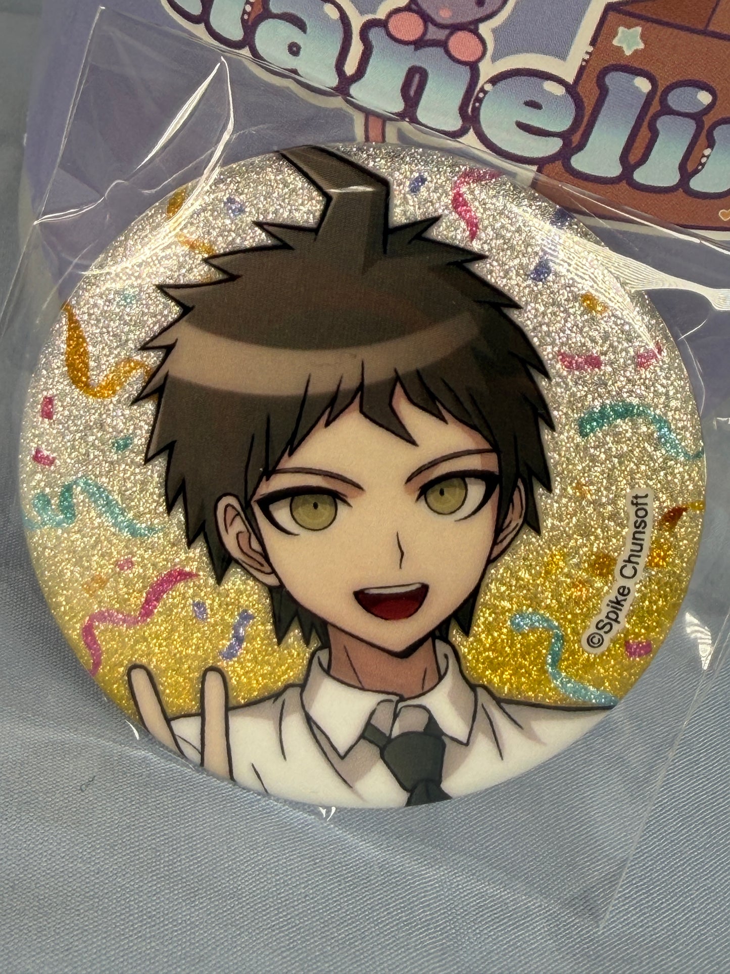 Hajime Hinata Glitter Can Badge Super Danganronpa 2 Party Preparation Vol 1