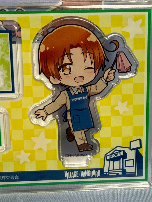 Italy Acrylic Stand Hetalia World Stars x Village Vanguard Collaboration