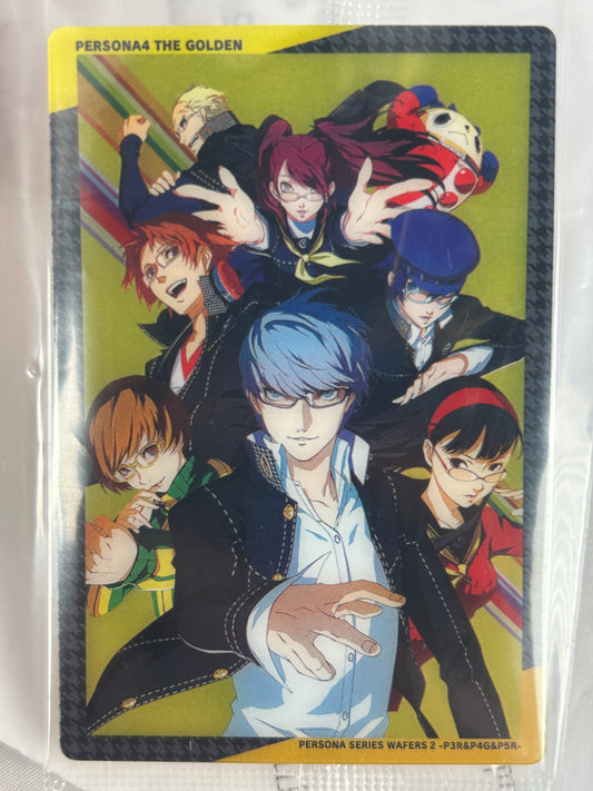 Main Cast Visual Wafer Card Persona 4 Golden