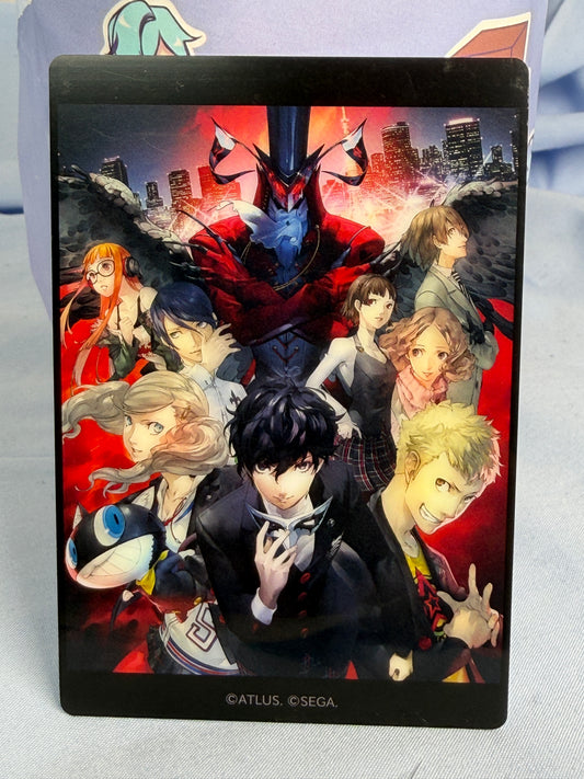 Persona 5 PS4 Boxart Trading Card Persona 30th Anniversary