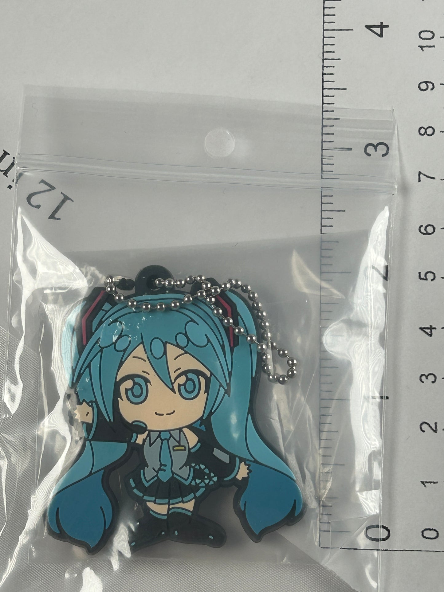 Deformed Megurine Luka Rubber Keychain Vocaloid Takara Tomy Arts