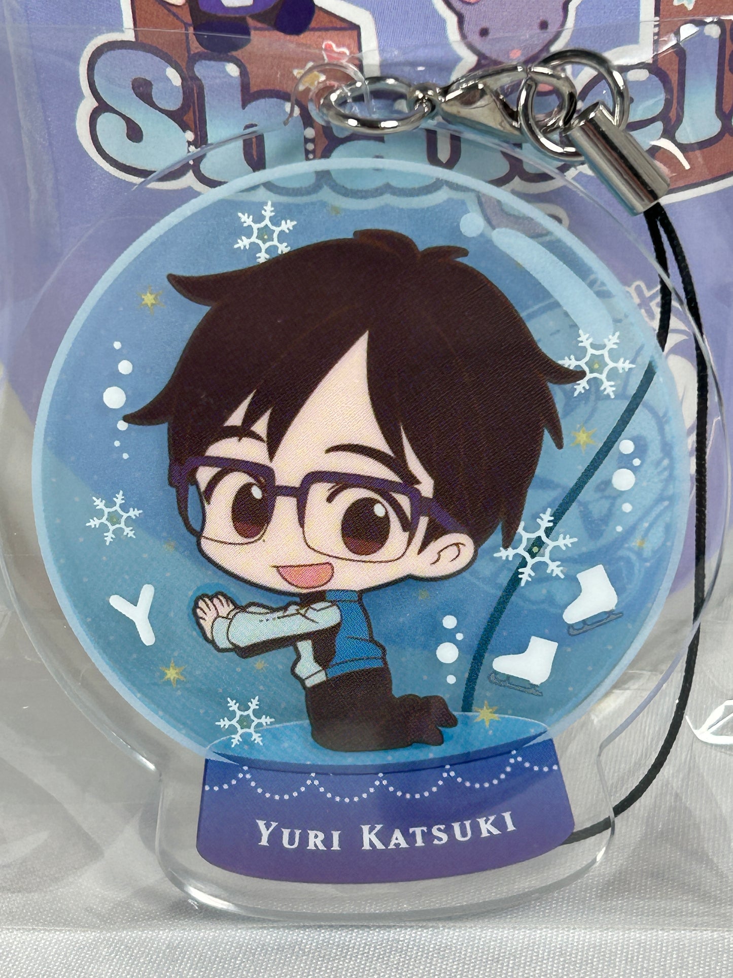 Yuri Katsuki Snowglobe Acrylic Keychain Yuri on Ice Chararium