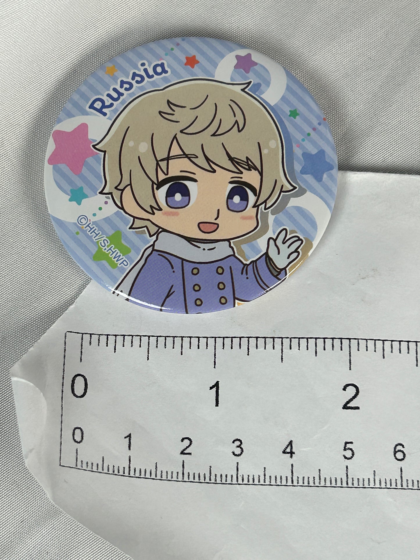 Russia Trading Button Badge Hetalia World Stars x Seria