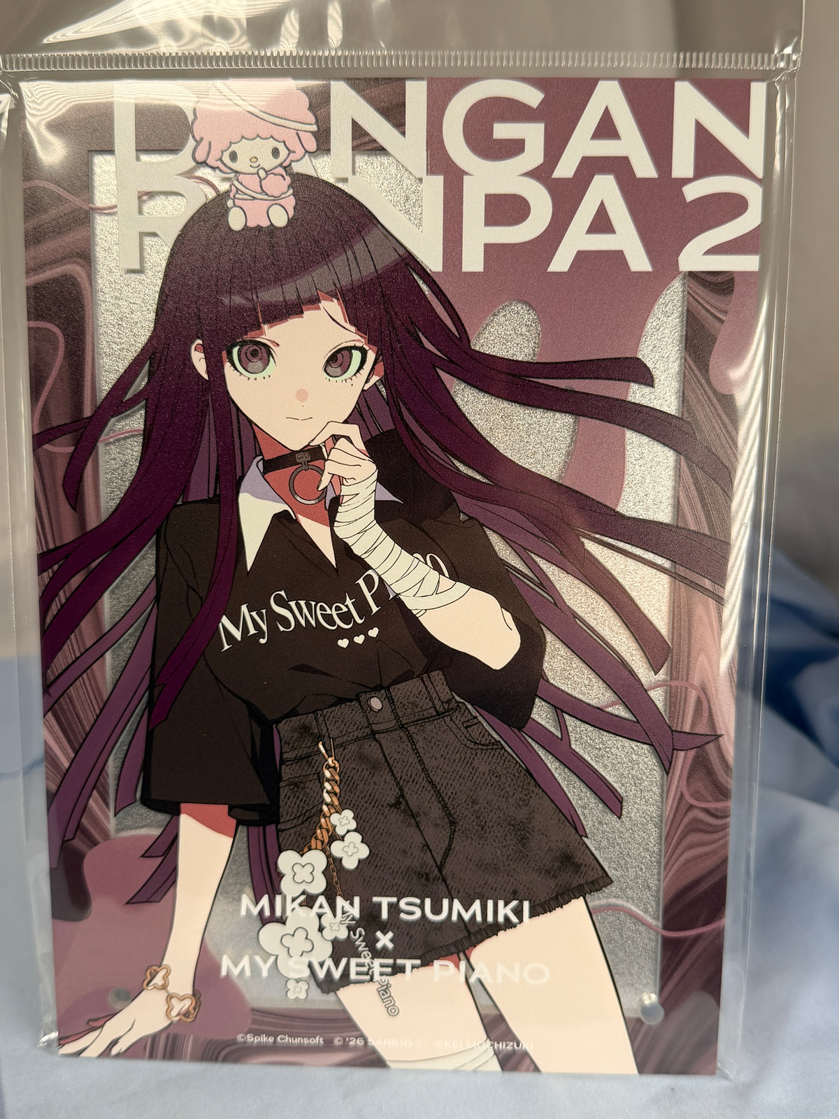 Mikan Tsumiki My Sweet Piano Large Acrylic Stand Danganronpa 2 x Sanrio Vol 1