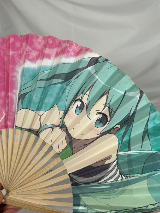 Hatsune Miku Paper Fan by Kanzaki Hiro 2012