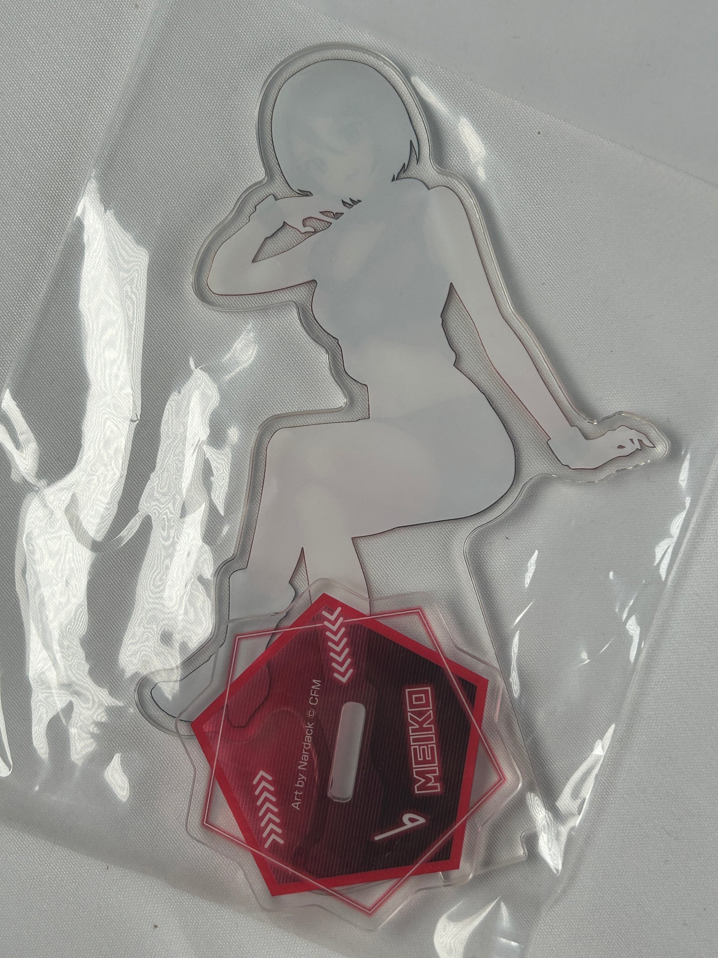 Meiko Noodle Stopper Acrylic Stand Vocaloid Furyu D Prize Fuwa Puchi