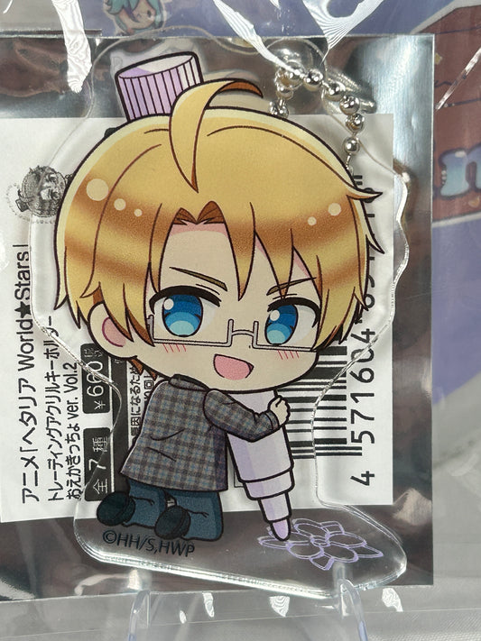 America Oekakiccho Acrylic Keychain Hetalia World Stars Vol 2