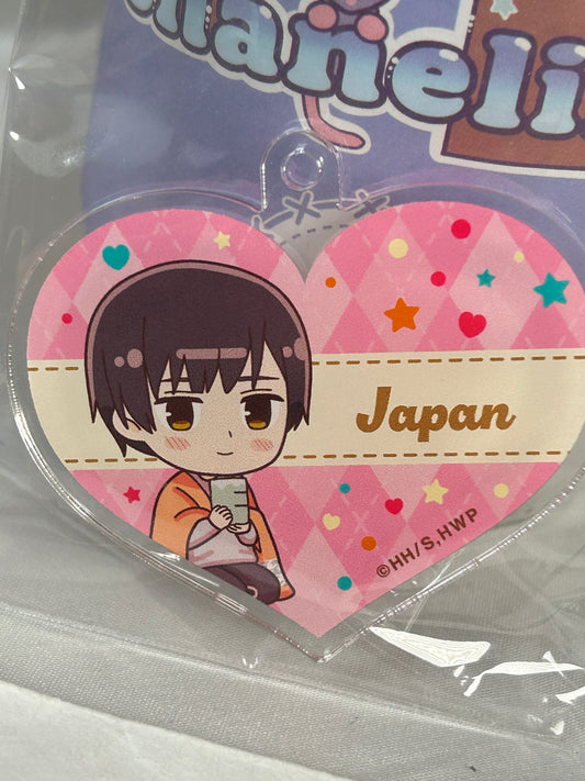 Japan Acrylic Keychain Hetalia World Stars Gallery Collaboration Cafe