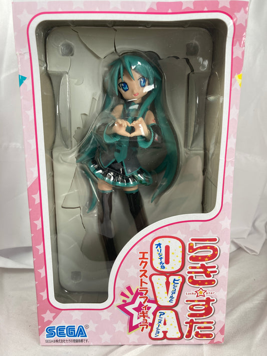 Hiiragi Kagami Hatsune Miku Cosplay Ver. OVA Figure Lucky Star Vocaloid 2008 SEGA