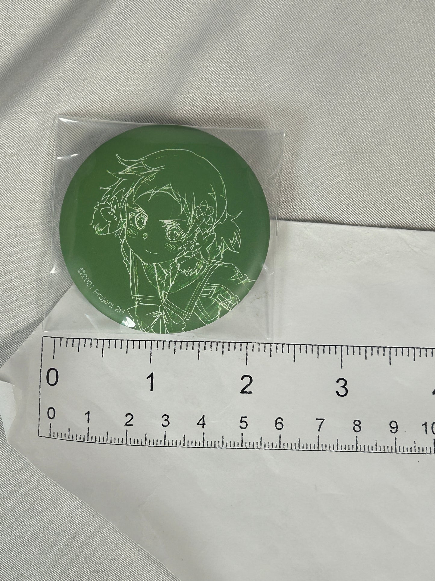 Minowa Gin Can Badge Button Yuuki Yuuna is a Hero
