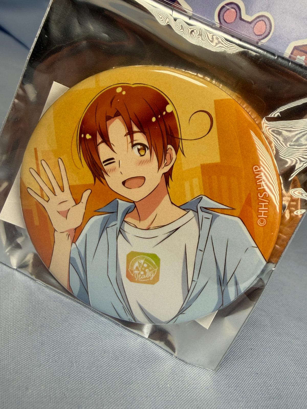 Italy Casual Fashion Can Badge Pin Hetalia World Stars arma bianca