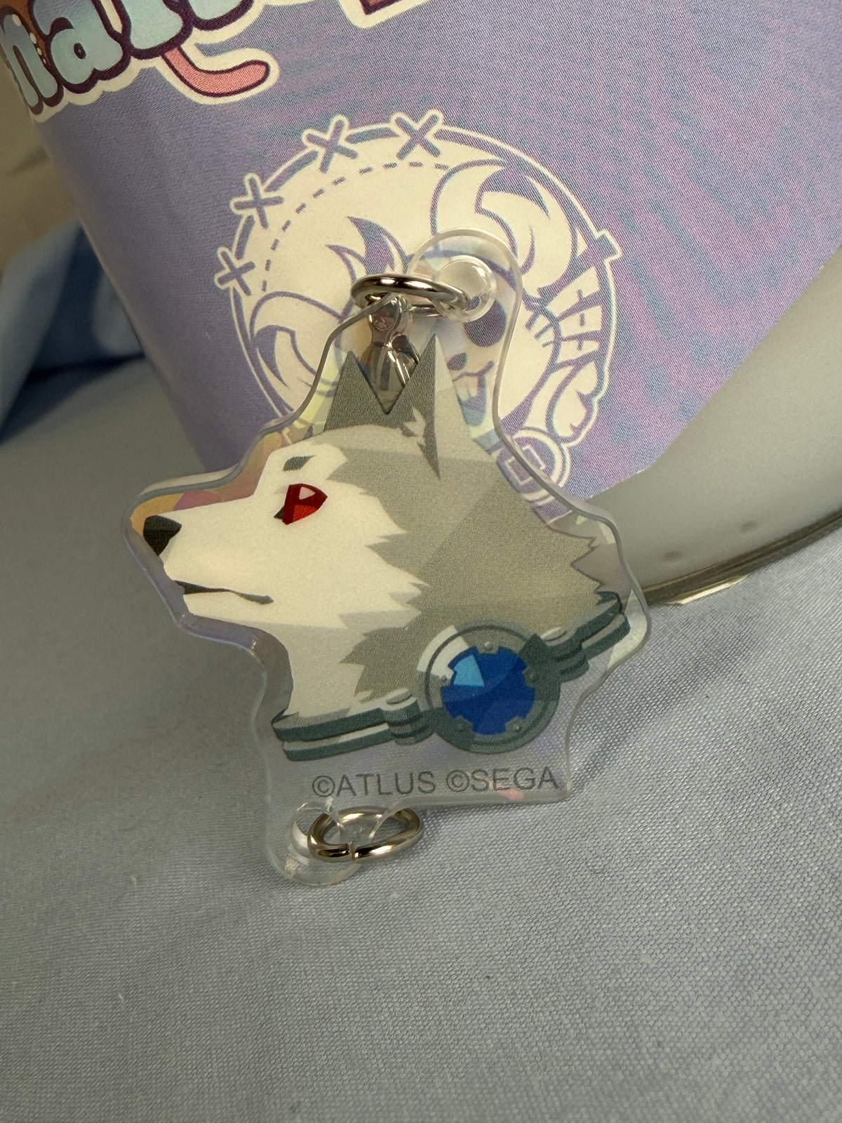 Koromaru Battle Icon Acrylic Keychain Charm Persona 3 Reload