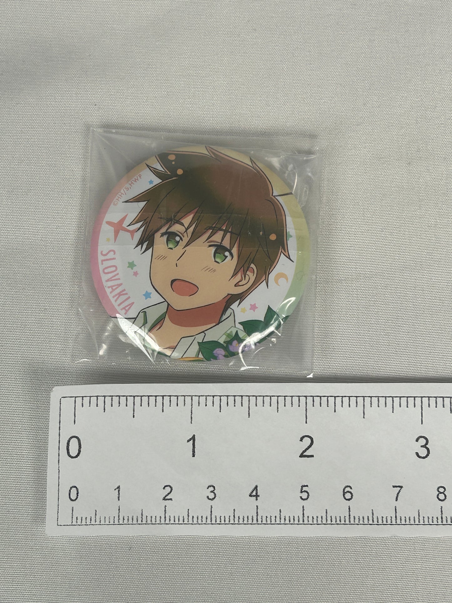 Slovakia Can Badge Pin Hetalia World Stars Design 10