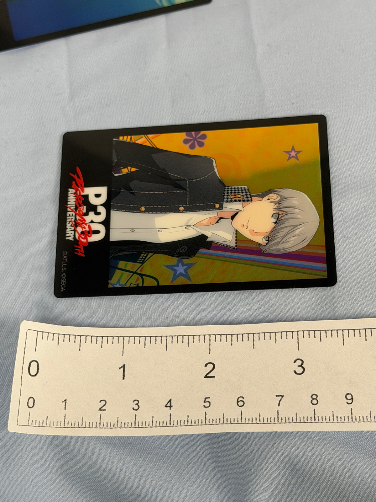 Yu Narukami Holo Transparent Card Persona 4 The Golden 30th Anniversary